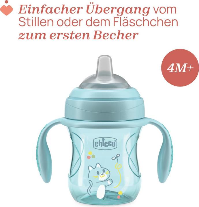Immagine prodotto Chicco TRANSITION Cup Blue 4m+ (200 ml)