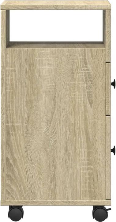 Image du produit vidaXL Armoire de salle de bain étroite avec roulettes