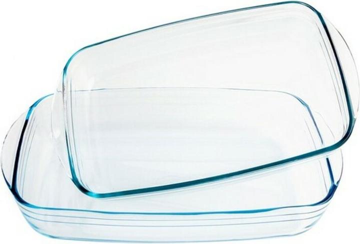 Pyrex Auflaufformset für den Backofen Classic Durchsichtig Borosilikatglas (2 pcs)