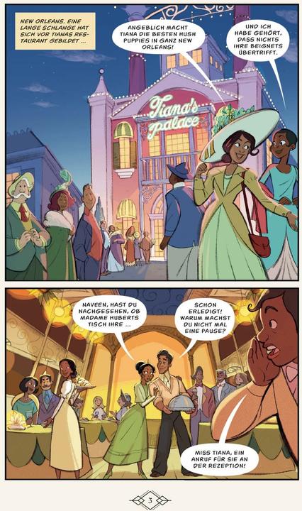 Actual product image Disney Adventure Journals: Tiana und der Zauber von Harlem (German, Rhona Cleary, Stefanie Walther-Kotzé, Walt Disney, 2023)