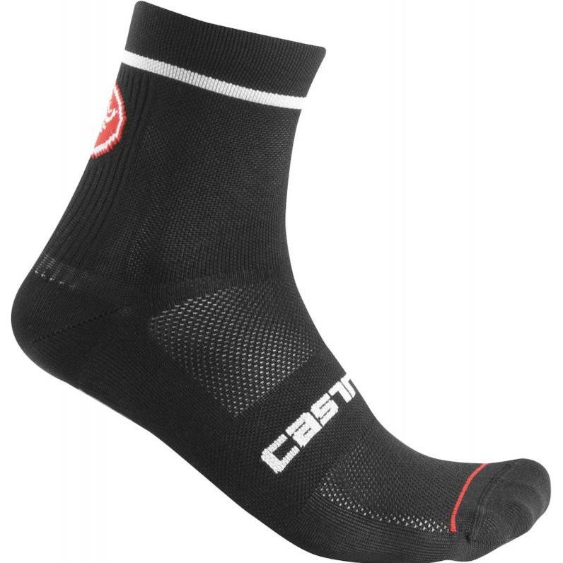 Castelli, Herren, Sportsocken, Entrata 9 Sock (44 - 47), Schwarz