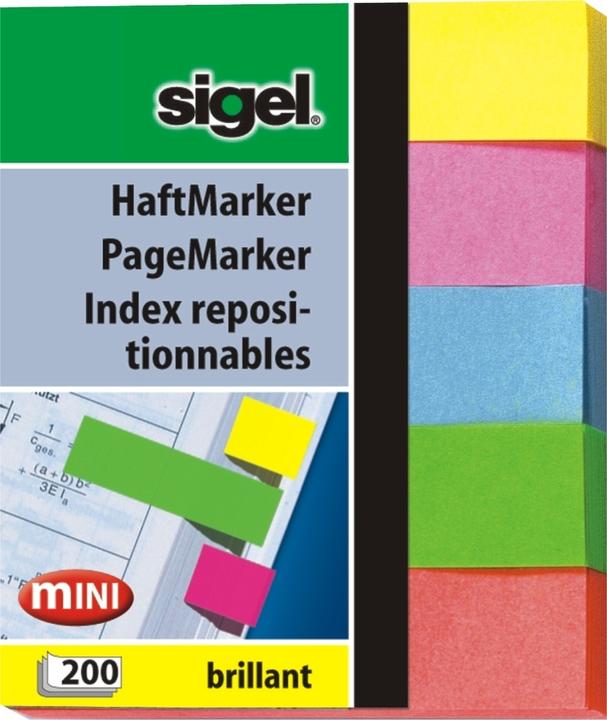 Actual product image Sigel Sticky notes Brilliant (12 x 50 mm)