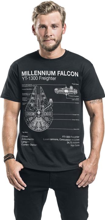 Produktbild Star Wars Millenium Falcon Sketch (5XL)