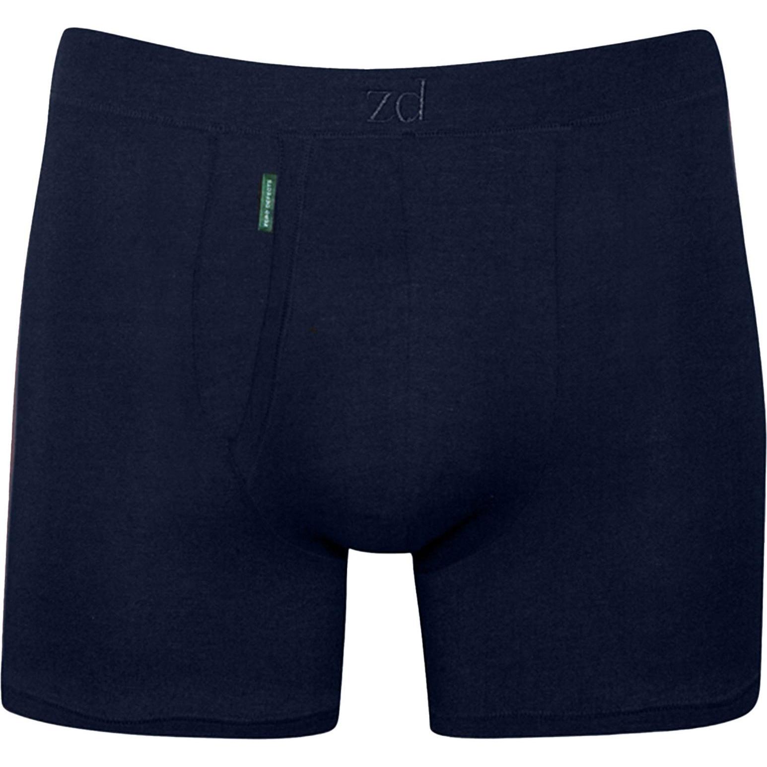 Thumbnail - Zd Zero Defects, Herren, Unterhosen, Boxershort Casual Bequem sitzend, Blau, (XXL, Einzelpack)