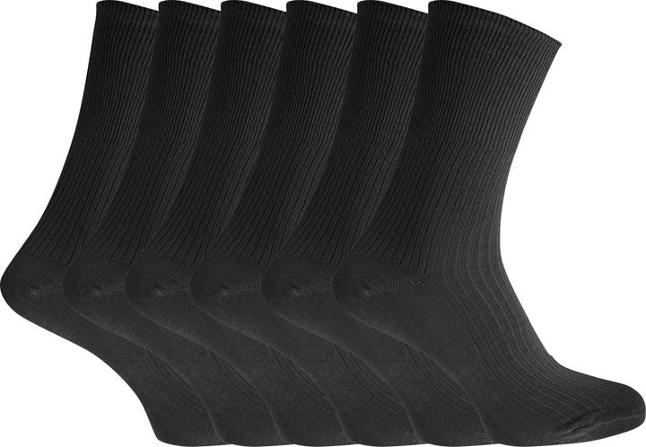 Produktbild Universal Textiles Healthy EasySlide Socken 100% Baumwolle (6 Paar) (6er Pack, 37 - 41)