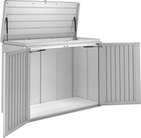 Actual product image Biohort HighBoard 200 metallic quartz grey
