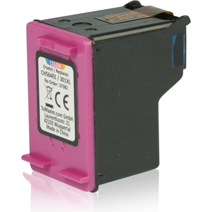 Inkadoo, Druckerpatrone, Druckerpatronen kompatibel zu HP CH564EE / 301XL XL Druckkopfpatrone, color Farbe (Color)