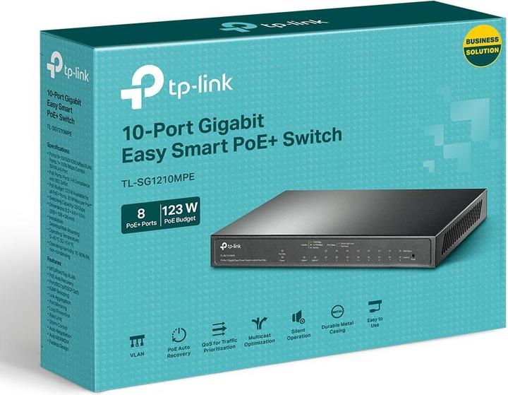 Actual product image TP-Link TL-SG1210MPE (10 Ports)