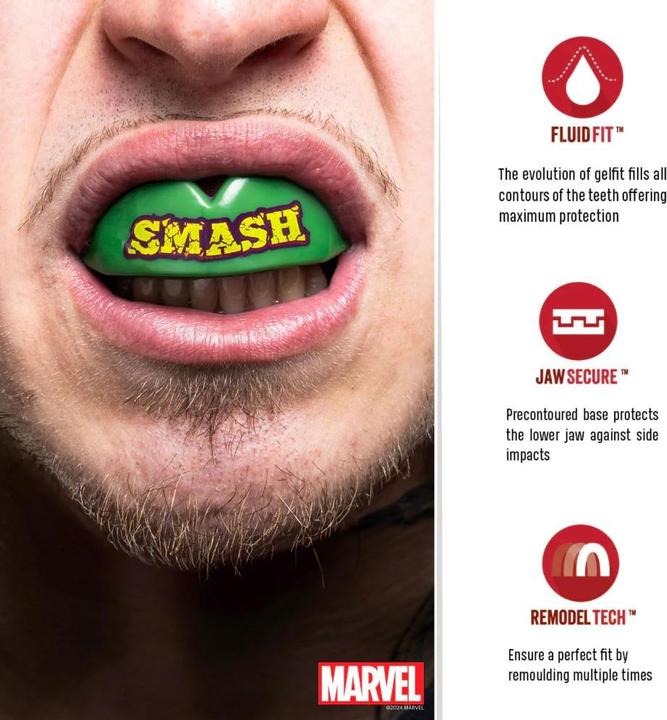 Produktbild SafeJawz Marvel The Hulk Mundschutz (One Size)