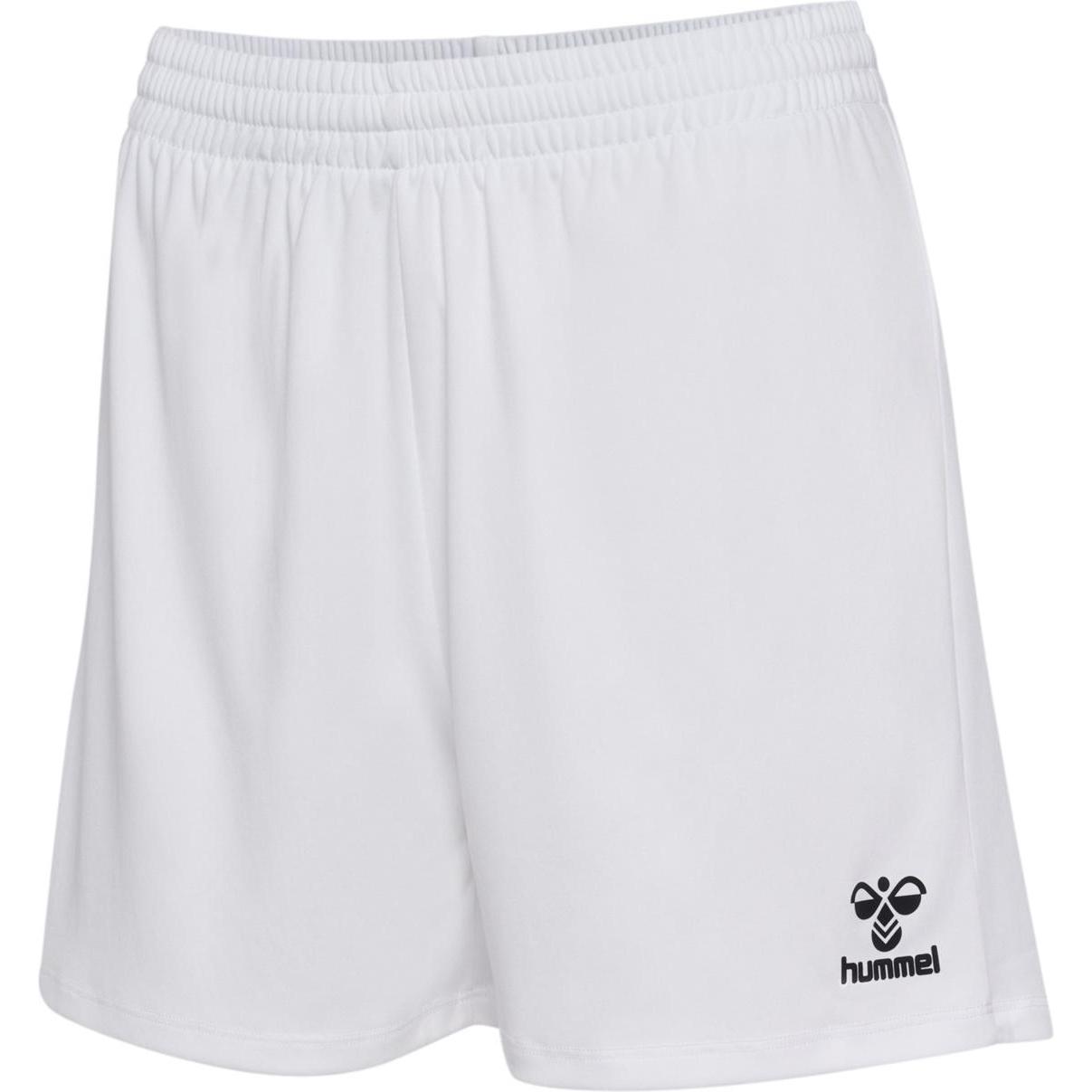 hummel, Damen, Sporthose, Hmlessential Shorts Woman (S), Weiss, S