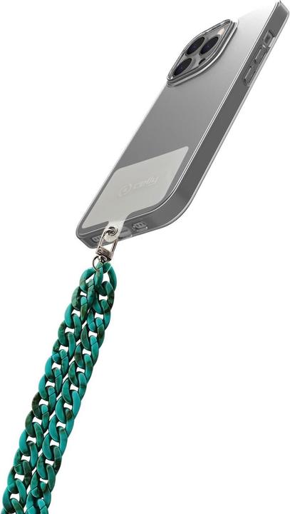 Actual product image Celly LACETMARBLEBL smartphone/mobile phone accessory Hook (Alcatel Verso, Honor Play, Mi Max, Motorola One, Nova, Realm Q, Samsung Galaxy R)
