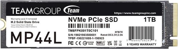 Actual product image Teamgroup MP44L (1000 GB, M.2 2280)
