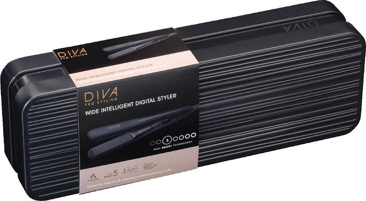 Image du produit Diva Professional Styling Diva - Styling Pro Wide Digital Styler Black (Fer plat)