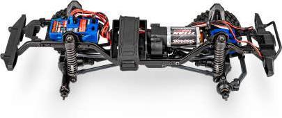 Image du produit Traxxas TRX-4M Land Rover Defender 4x4 X-blau 1/18 Crawler RTR Brushed, mit Akku und USB Ladegerät (RTR Prêt à fonctionner)