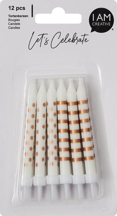 Actual product image I Am Creative Cake candles (12 pcs.)