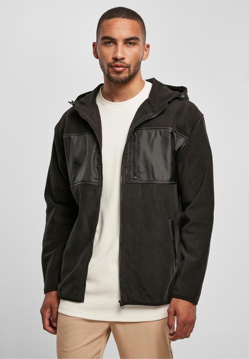 Actual product image Urban Classics Hooded Micro Fleece Jacket - 19437 (S)