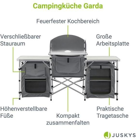 Produktbild Juskys Campingküche Faltbare Küchenbox Garda