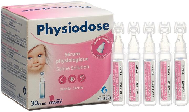 Actual product image Physiodose Physiological saline solution (30 pcs.)
