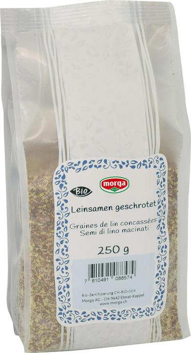 Immagine prodotto Morga Semi di lino organici macinati grossolanamente (250 g)