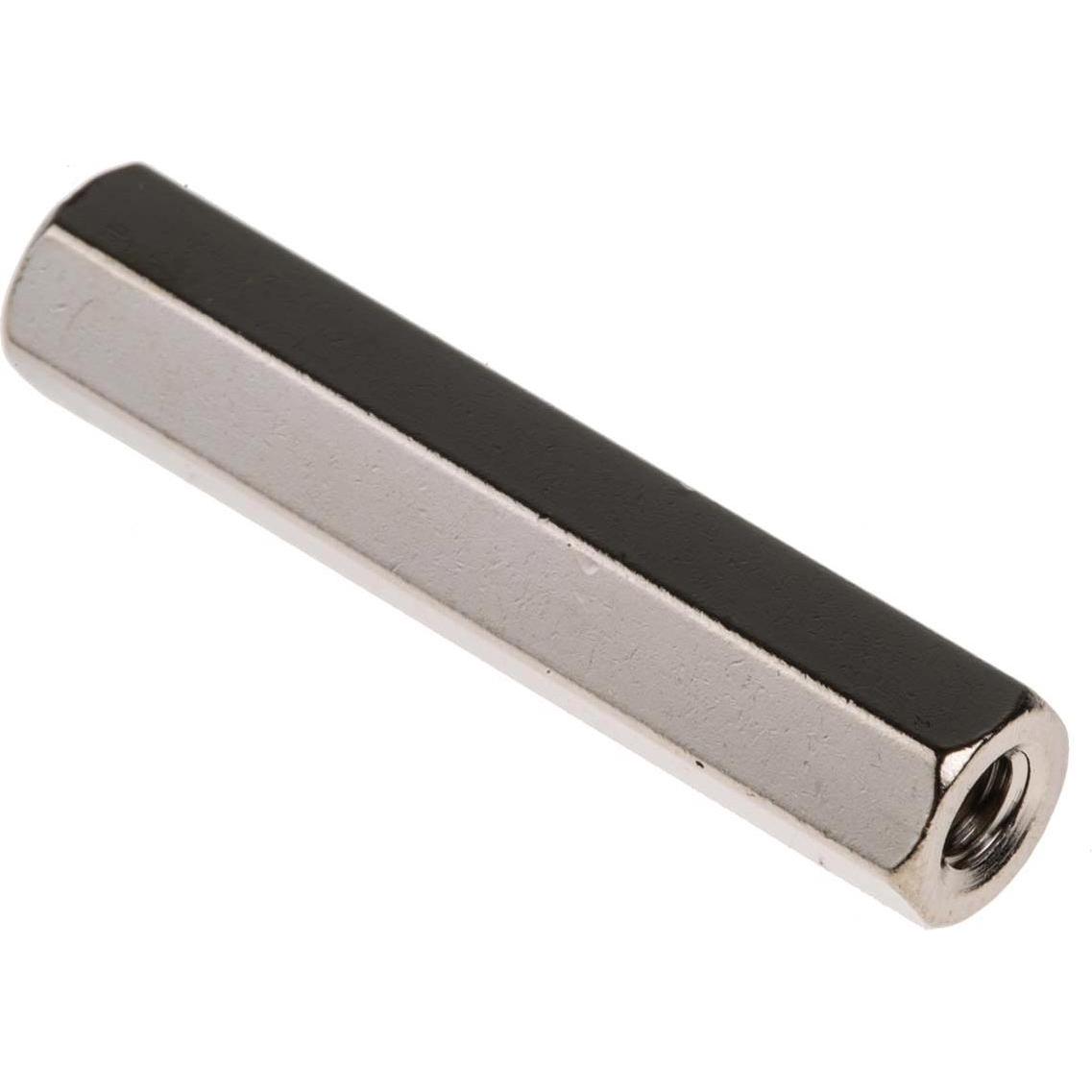 Thumbnail - Rs Pro, Zubehör Befestigungstechnik, Brass Hex Threaded Spacer M4x35mm Female
