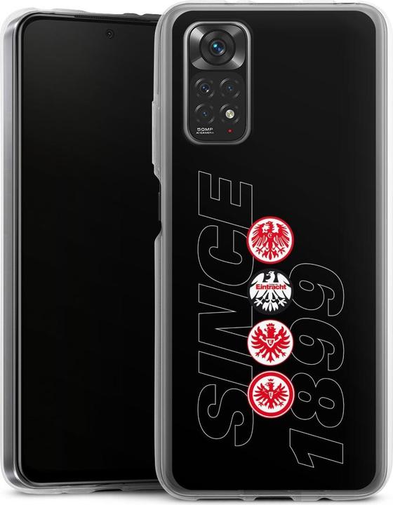 Produktbild DeinDesign Silikon Hülle für Xiaomi Redmi Note 11 4G Handyhülle Case Smartphone Schutzhülle Adler Eintracht (Xiaomi Redmi Note 11)