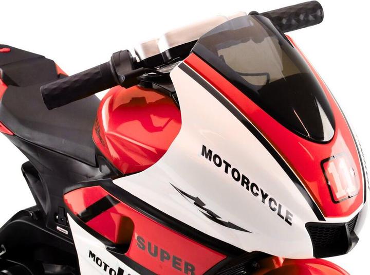 Lean Toys Elektrische motorfiets voor kinderen Moto V6 HT-5188, rood (6 V)
