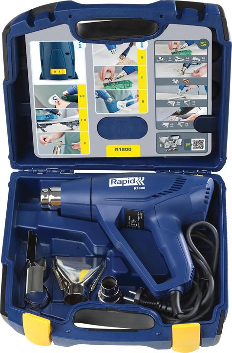 Actual product image Rapid R1800 hot air gun Incl. accessories