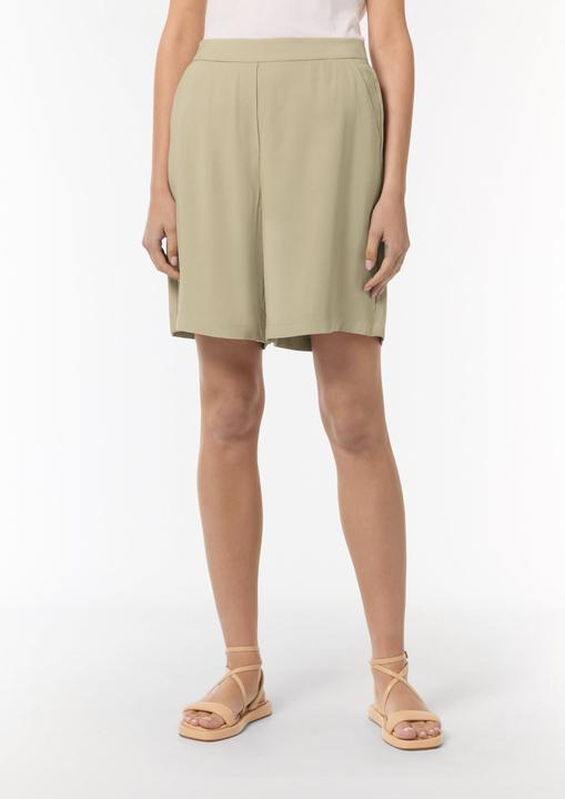 Produktbild Comma Hose Weite Bermuda aus fliessendem Viskosetwill (36)