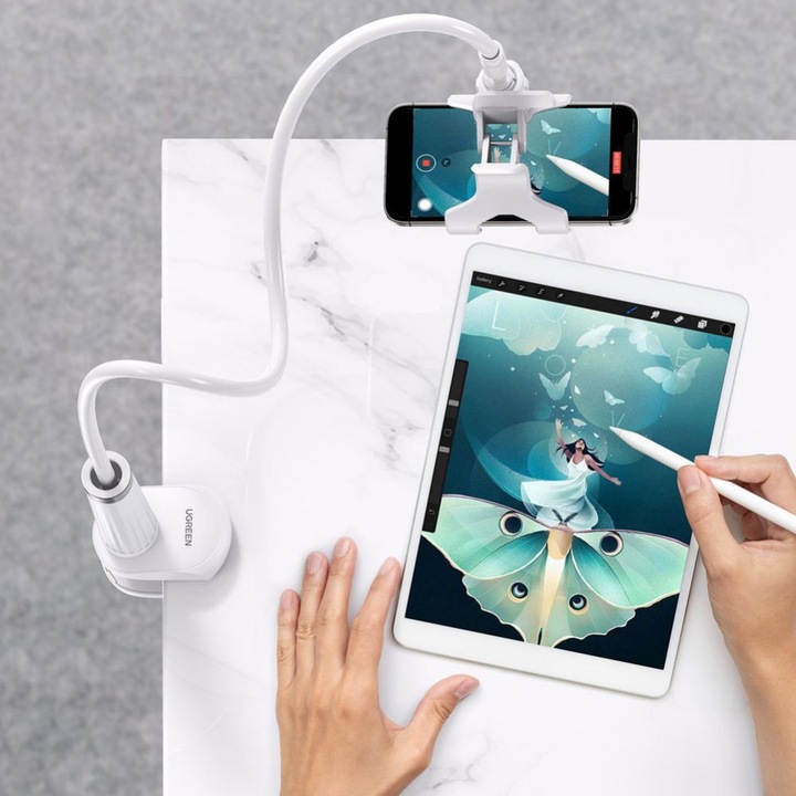 Actual product image Ugreen Gooseneck Desktop Phone Holder