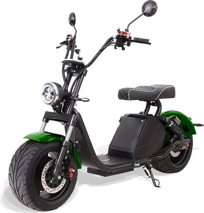 Green glossy