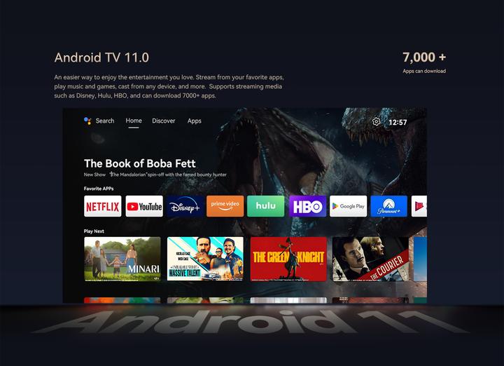 Actual product image Wanbo Projector Cube 2 Pro Android 11, 500 ANSI, Gimbal, Blue EU (Full HD, 500 lm)