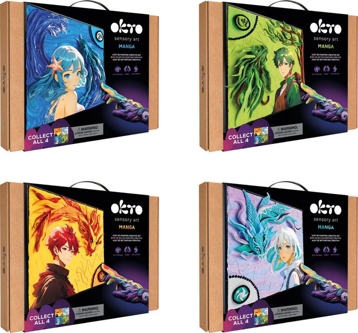 Actual product image Okto Manga Water / 3D Painting with air clay
