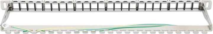 Actual product image Intellinet 24-port patch panel, shielded and unequipped, 0.5 U