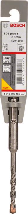 Produktbild Bosch Professional Zubehör Hammerbohrer SDS plus-5, 6 x 50 x 115 mm (6 mm)