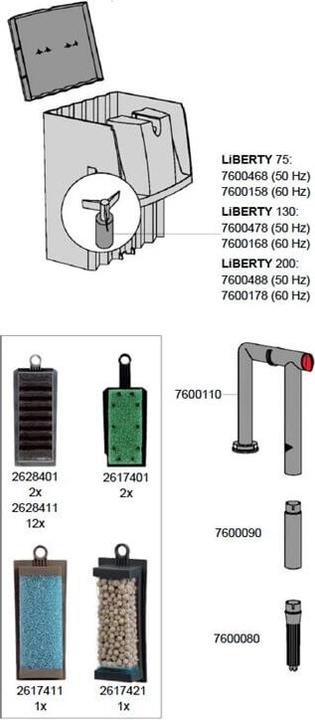 Produktbild Eheim Aussenfilter, Anhängefilter LiBERTY 75 (75 l, Aussenfilter, Salzwasser, Süsswasser)