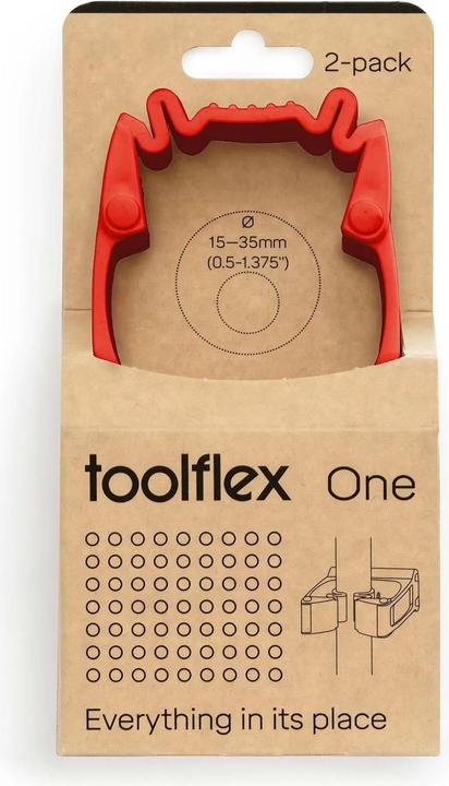 Actual product image Toolflex One holder with wall adapter