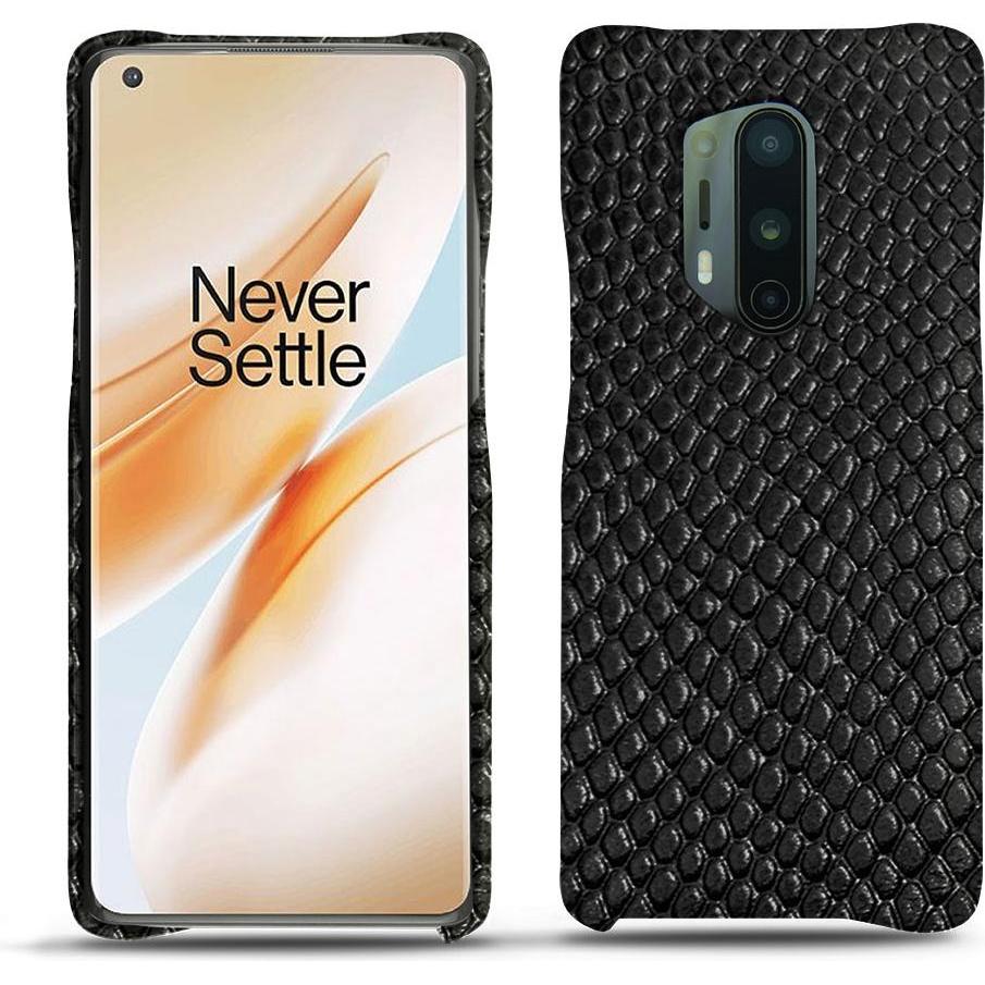 Thumbnail - Noreve Lederschutzhülle (OnePlus 8 Pro), Smartphone Hülle, Schwarz
