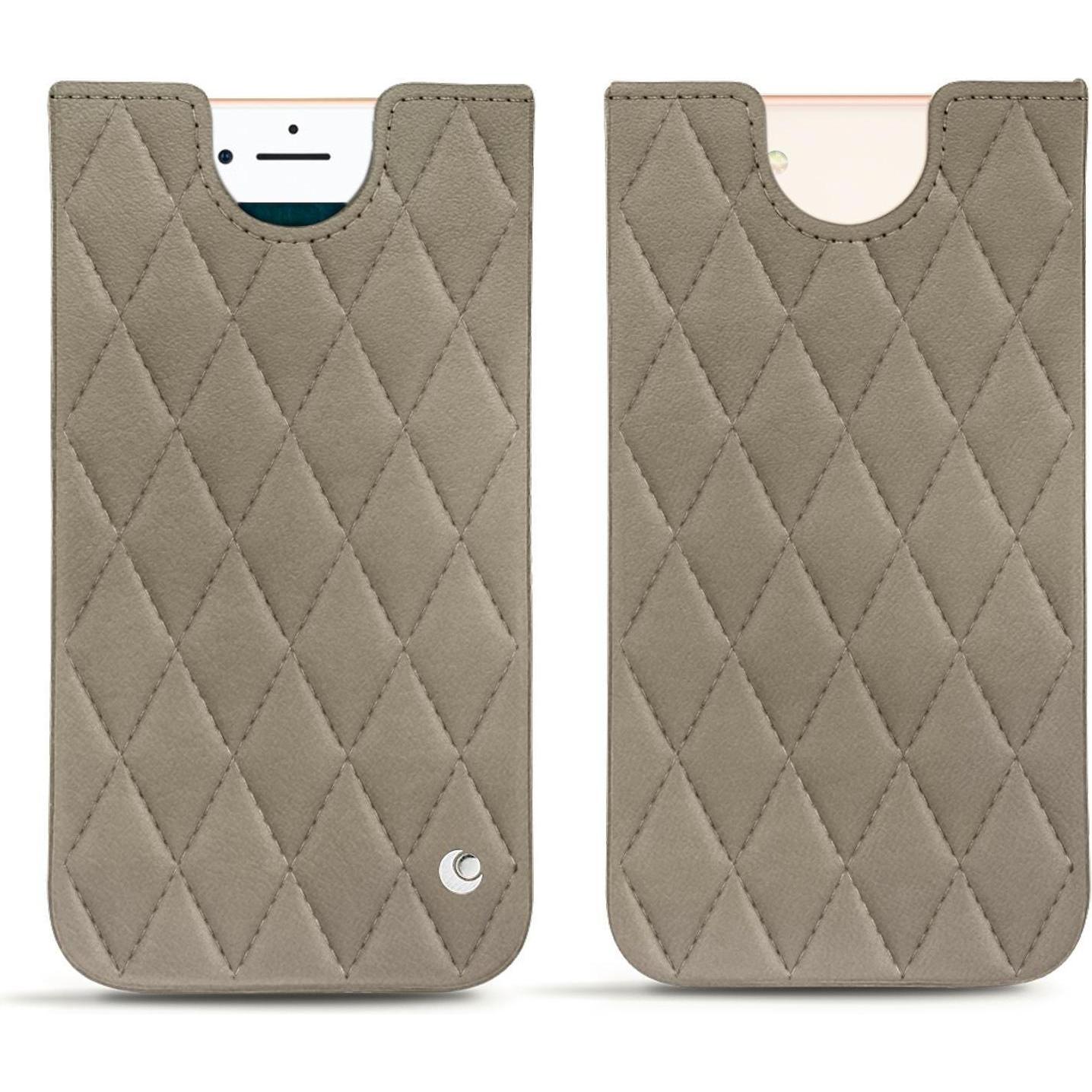 Noreve Lederschutzhülle (Apple iPhone 7), Smartphone Hülle, Beige