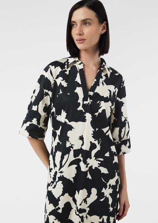 Immagine prodotto Comma Kleid Kurzes Popeline-Kleid mit Hemdkragen und All-over-Print (38)