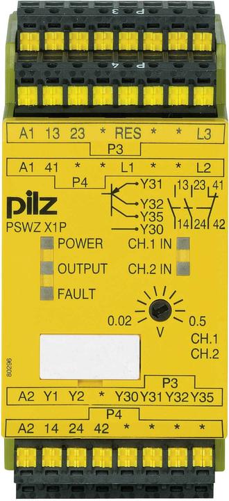 Produktbild Pilz 787949 PSWZ X1P C 0,5V/24-240VACDC 2n/o 1n/c2so