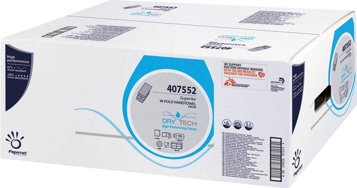 Produktbild Papernet Falthandtücher Drytech M-falz Weiss 2-lagig (20x)