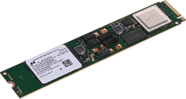 Actual product image Micron SSD 7450 PRO M.2 (22x110) 960GB PCIe Gen4x4 (960 GB, M.2 22110)