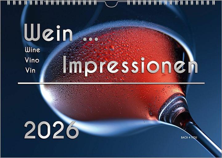 Produktbild Der Weinkalender 2026, DIN A3 - ein Fotokalender (A3)