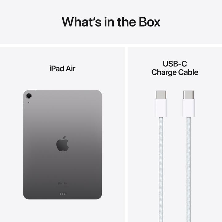 Image du produit Apple iPad Air 11 2024 (M2) (WLAN uniquement, 11", 128 Go, Space grey)