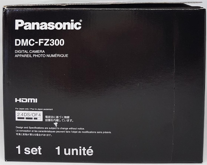 Productafbeelding Panasonic Lumix FZ300 (25 - 600 mm, 12.10 Mpx, 1/2,3'')