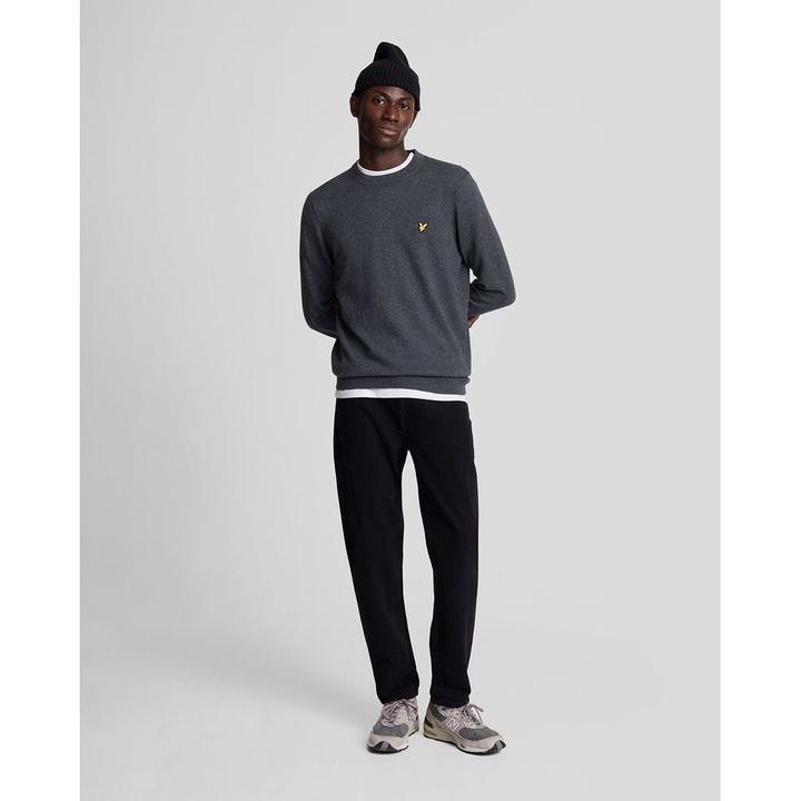 Image du produit Lyle and Scott Pull col rond coton mérinos (S)