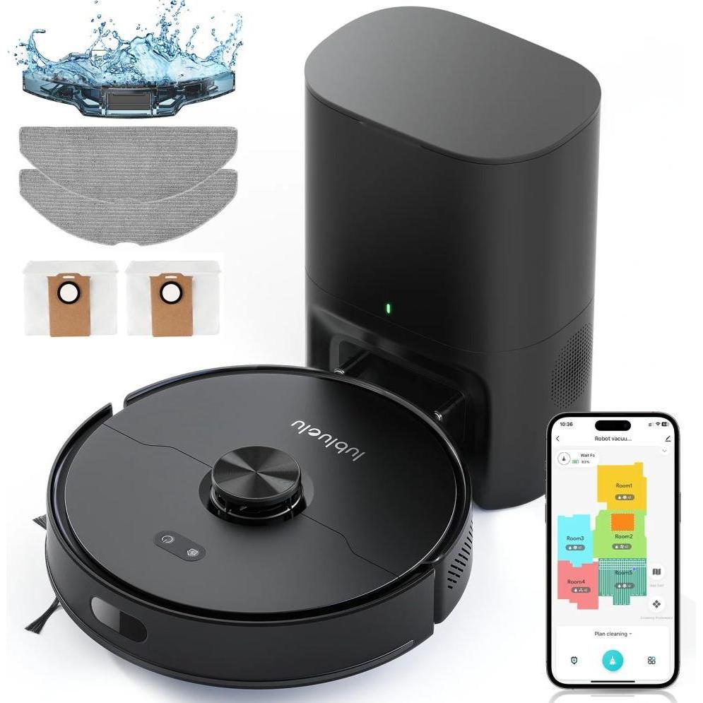 Lubluelu Vacuum cleaner L15 MAX robot vacuum cleaner with self-empty station, Robot aspirapolvere