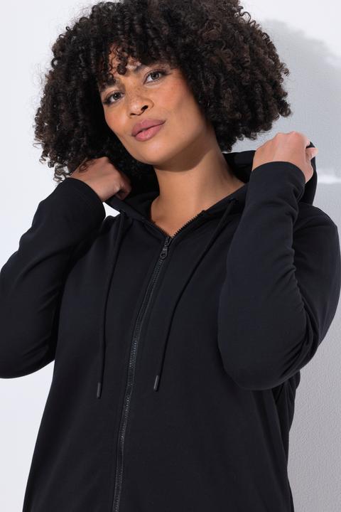 Produktbild Angel of Style Long-Sweatjacke, A-Linie, Qualle auf dem Rücken, Kapuze (58)
