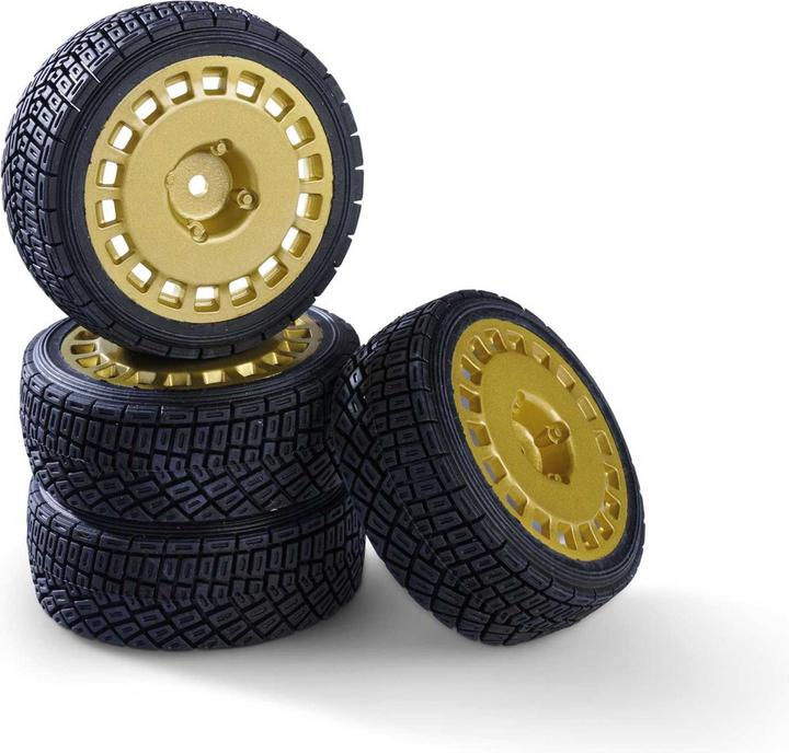 Produktbild Carson 1:10 Räderset Rally Design2 (4) gold