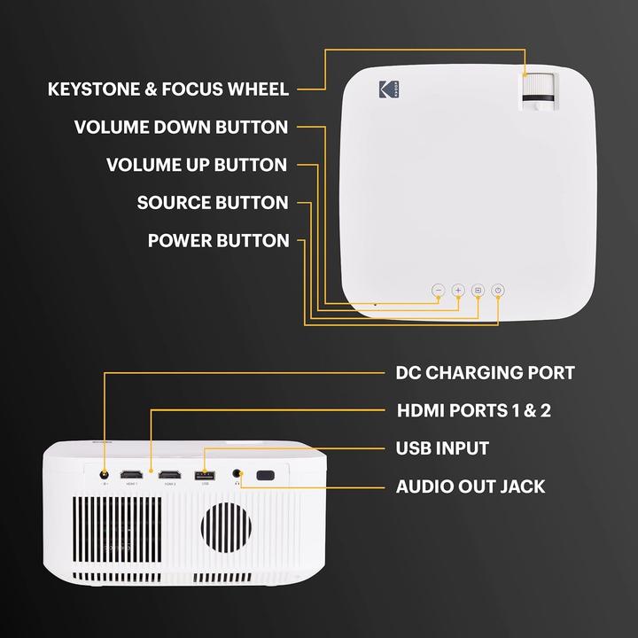 Actual product image Kodak Flik X10 (Rodpjsh1B1080) (Full HD, 150 lm)